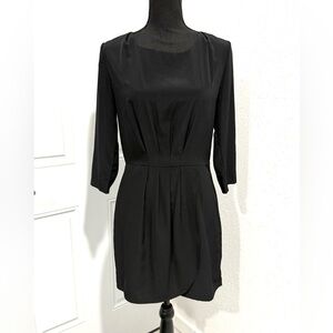 Mango basic Black Long Sleeve Dress‎ M